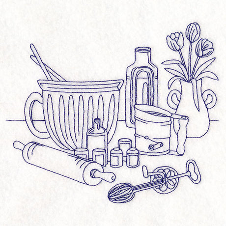 Timeless Kitchen Scenes - Baking