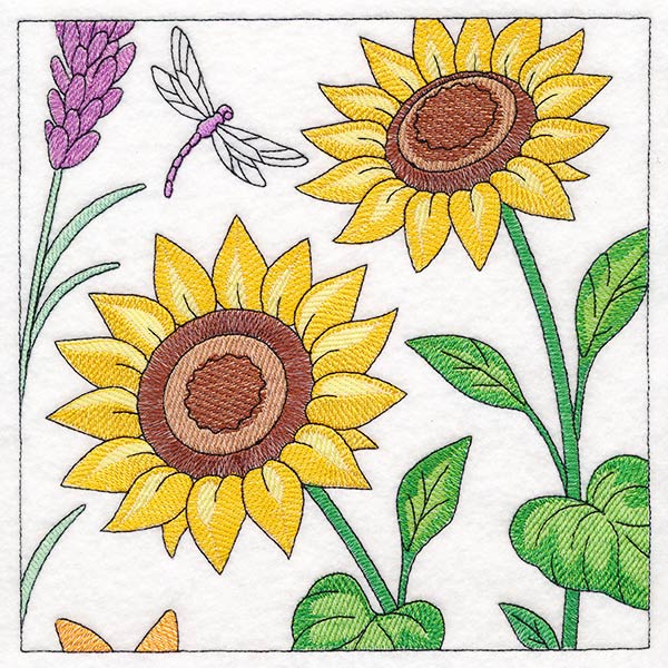 Garden Window Scene - Block 4