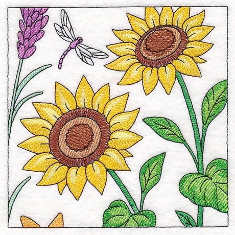 Garden Window Scene - Block 4