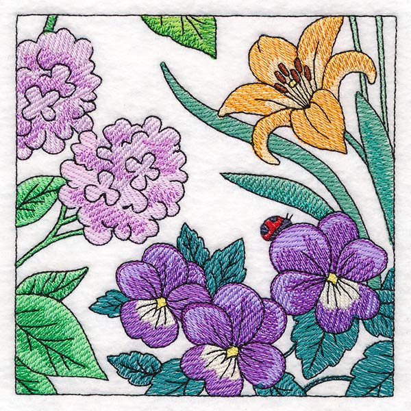 Garden Window Scene - Block 5