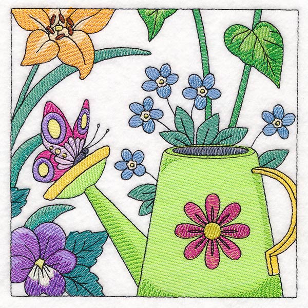 Garden Window Scene - Block 6