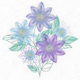 Garden Flower Bouquet - Clematis