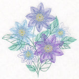 Garden Flower Bouquet - Clematis