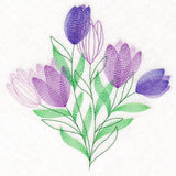 Garden Flower Bouquet - Crocus