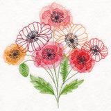 Garden Flower Bouquet - Poppies