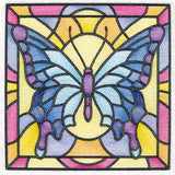 Stained Glass Garden - Butterfly 1