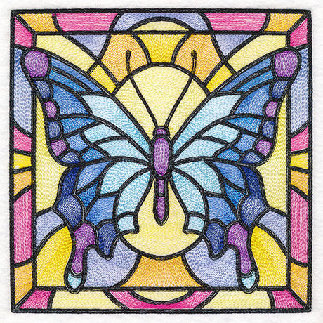 Stained Glass Garden - Butterfly 1