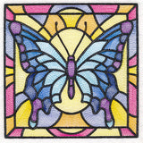 Stained Glass Garden - Butterfly 1