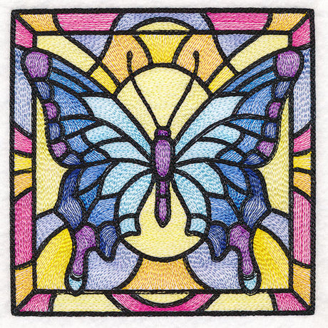 Stained Glass Garden - Butterfly 1