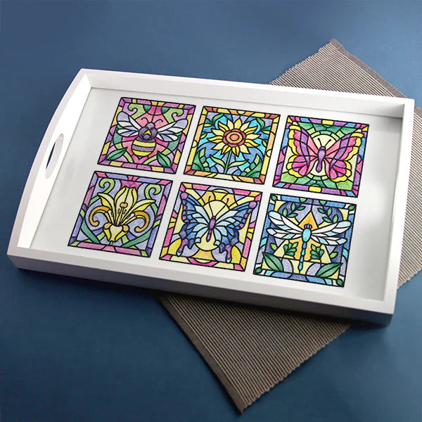 Stained Glass Garden - Butterfly 2