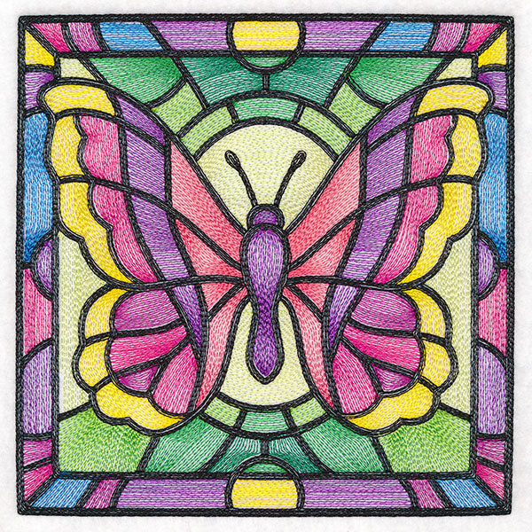 Stained Glass Garden - Butterfly 2