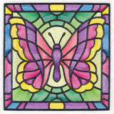 Stained Glass Garden - Butterfly 2