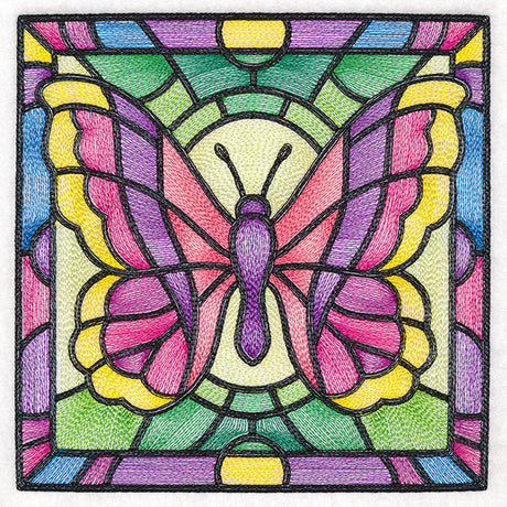 Stained Glass Garden - Butterfly 2