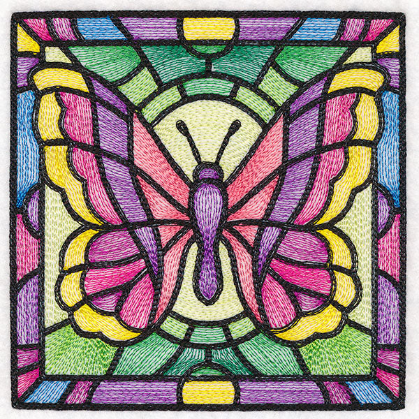 Stained Glass Garden - Butterfly 2