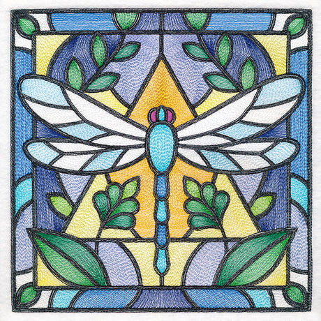 Stained Glass Garden - Dragonfly