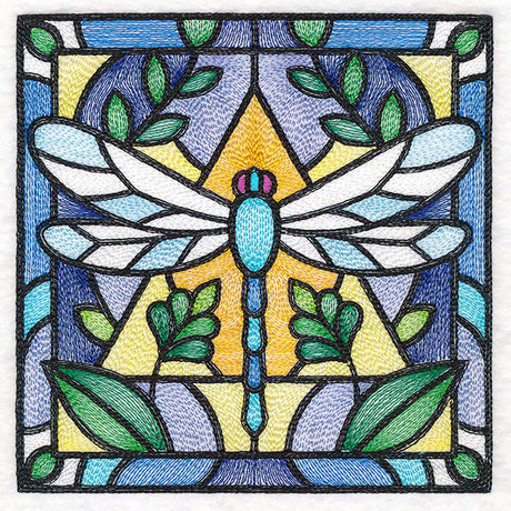 Stained Glass Garden - Dragonfly