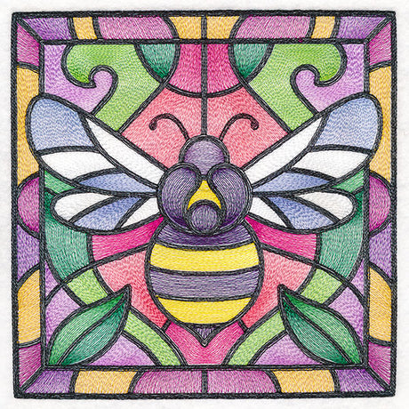 Stained Glass Garden - Bee