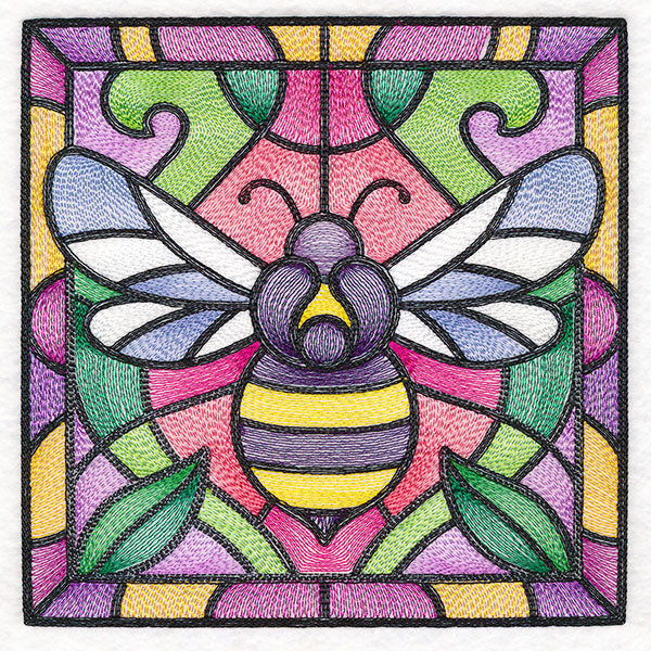 Stained Glass Garden - Bee