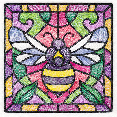 Stained Glass Garden - Bee