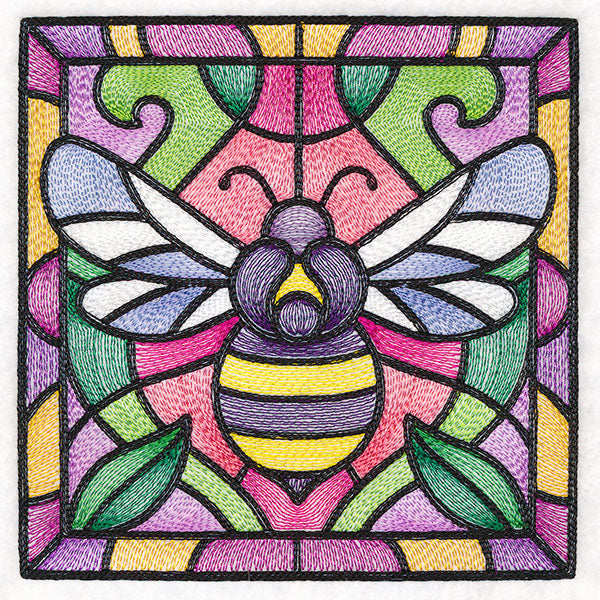 Stained Glass Garden - Bee