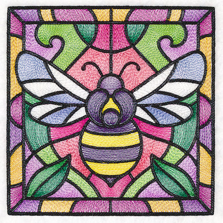 Stained Glass Garden - Bee