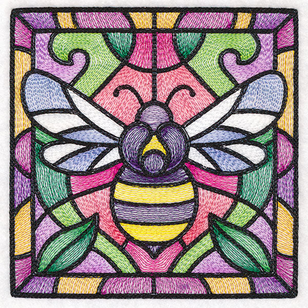 Stained Glass Garden - Bee