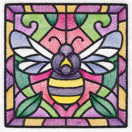 Stained Glass Garden - Bee