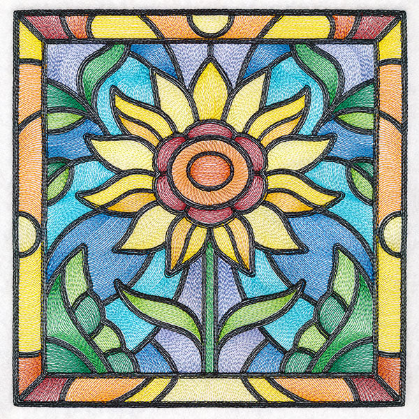 Stained Glass Garden - Sunflower