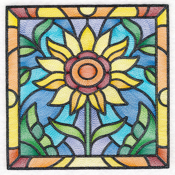 Stained Glass Garden - Sunflower