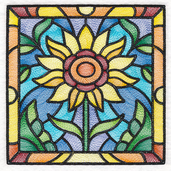Stained Glass Garden - Sunflower