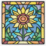 Stained Glass Garden - Sunflower