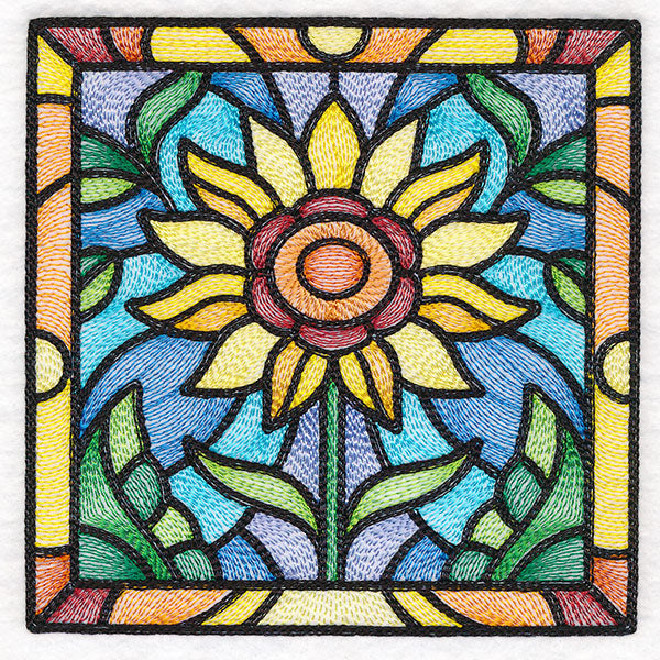 Stained Glass Garden - Sunflower