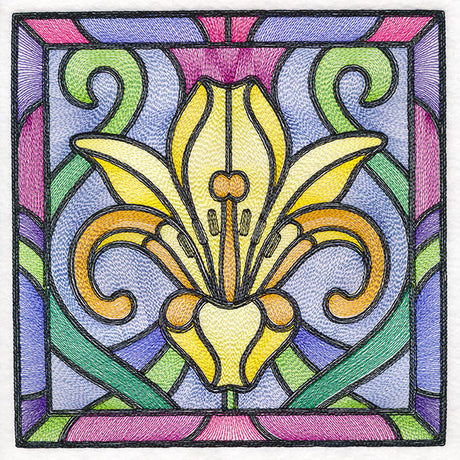 Stained Glass Garden - Lily