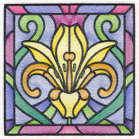 Stained Glass Garden - Lily