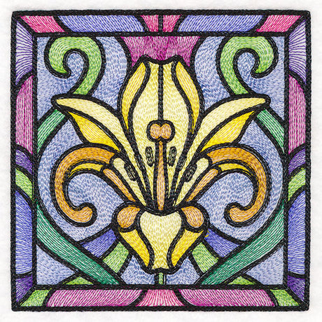 Stained Glass Garden - Lily