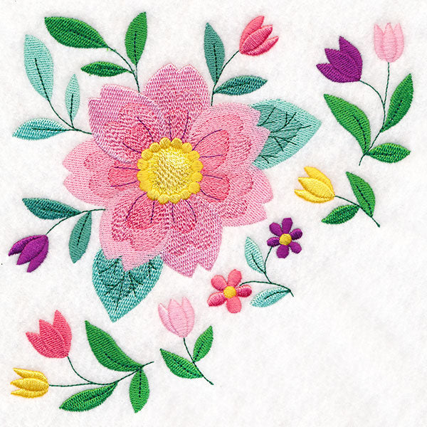 Vibrant Flowers Corner