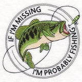 I'm Probably Fishing Stamp