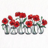 Poppy Jar Bouquets Border
