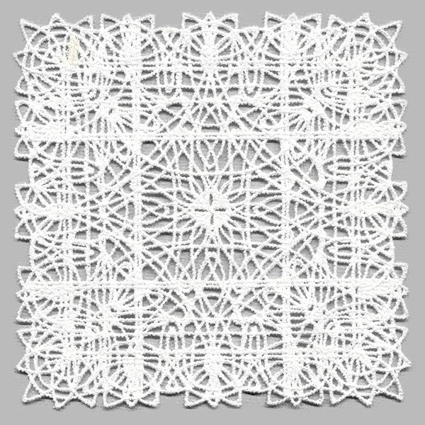 Fancy Lace Decor - Square (Battenburg Lace)