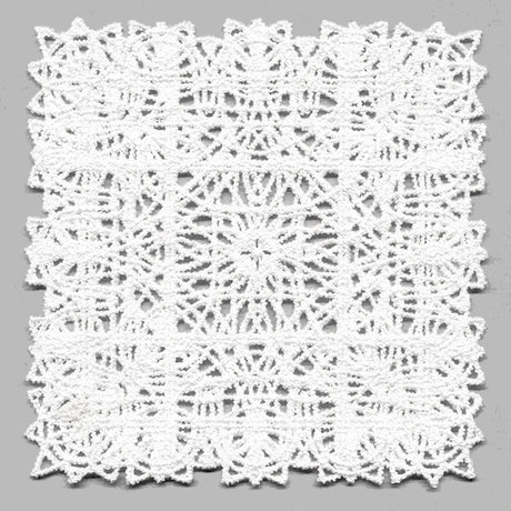 Fancy Lace Decor - Square (Battenburg Lace)