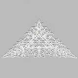 Fancy Lace Decor - Triangle (Battenburg Lace)