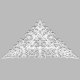 Fancy Lace Decor - Triangle (Battenburg Lace)