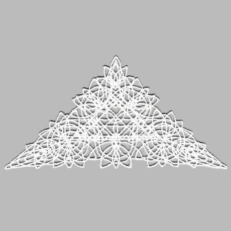 Fancy Lace Decor - Triangle (Battenburg Lace)