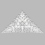 Fancy Lace Decor - Triangle (Battenburg Lace)