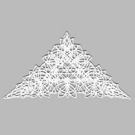 Fancy Lace Decor - Triangle (Battenburg Lace)