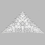 Fancy Lace Decor - Triangle (Battenburg Lace)