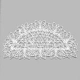 Fancy Lace Decor - Half Circle (Battenburg Lace)