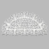 Fancy Lace Decor - Half Circle (Battenburg Lace)