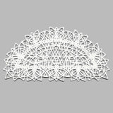 Fancy Lace Decor - Half Circle (Battenburg Lace)