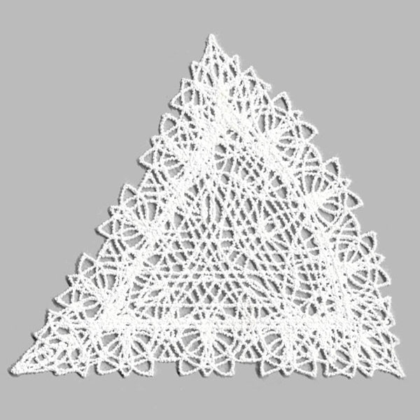 Fancy Lace Decor - Wedge (Battenburg Lace)